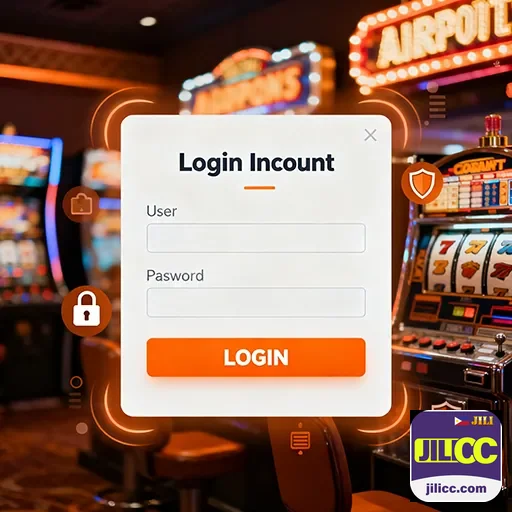 Secure login interface for Jilicc online casino - jilicc